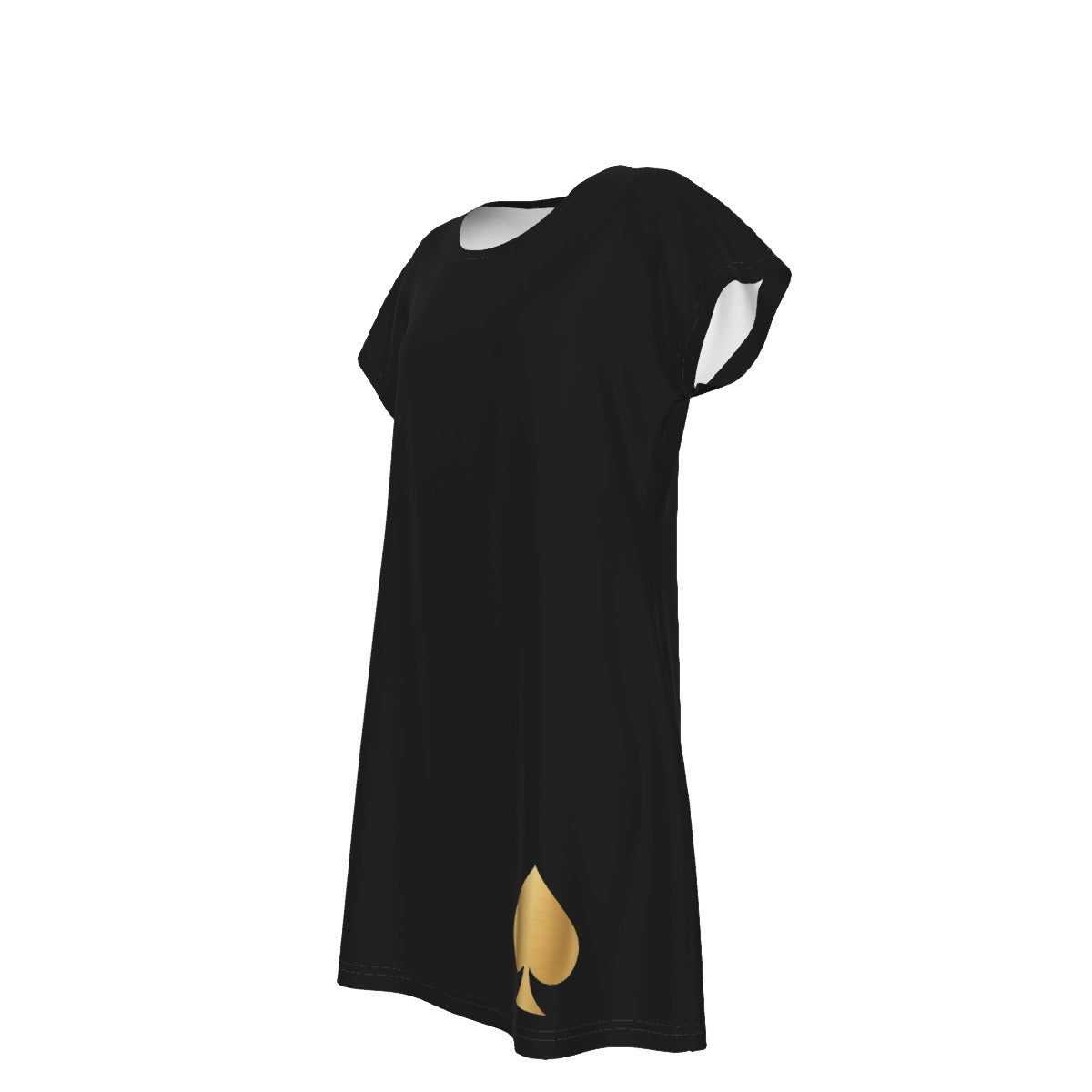 Queen of Spades Elegantes Jersey Kleid für jede Figur