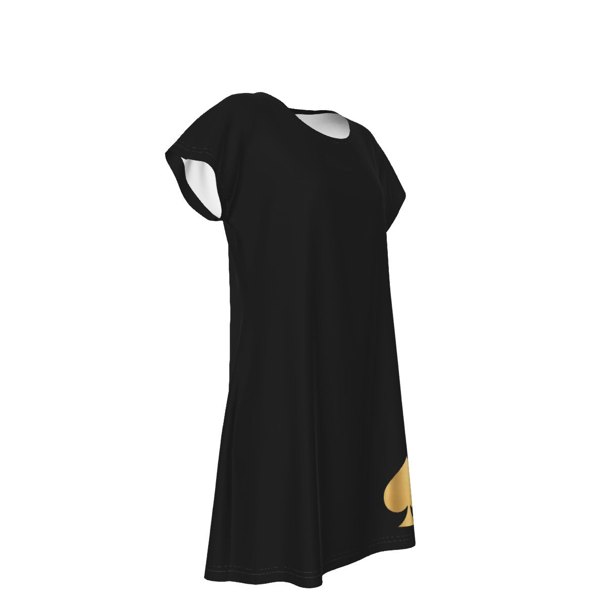 Queen of Spades Elegantes Jersey Kleid für jede Figur