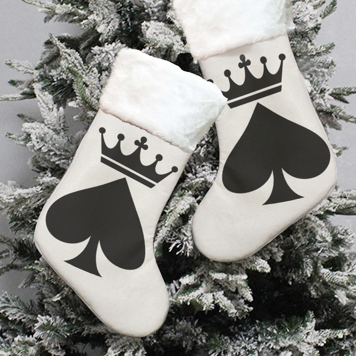 Queen of Spades Weihnachts-Strumpf Hotwife Accessoires