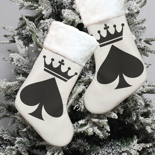 Queen of Spades Weihnachts-Strumpf Hotwife Accessoires