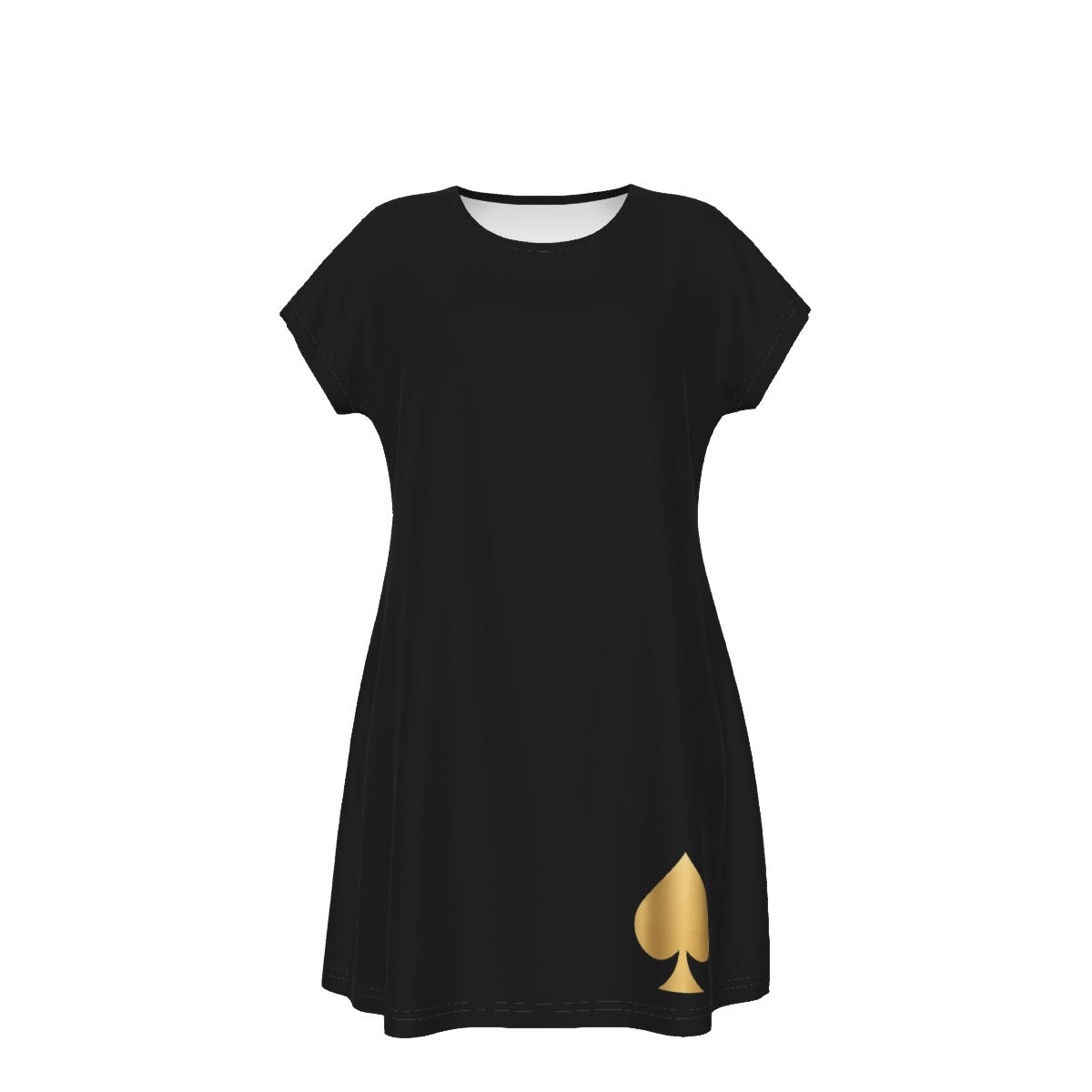 Queen of Spades Elegantes Jersey Kleid für jede Figur