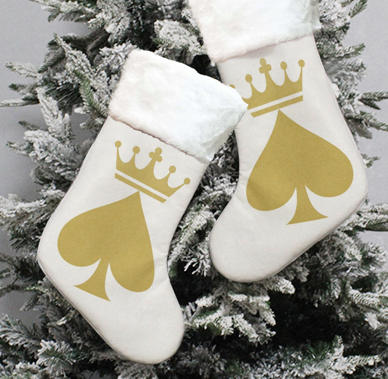 Queen of Spades Weihnachts-Strumpf Hotwife Accessoires