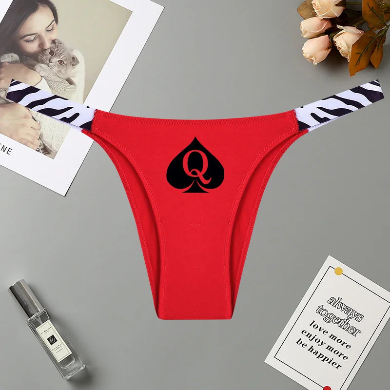 Queen of Spades String Tanga BBC Pik Hotwife Baumwolle 24 verschiedene Varianten