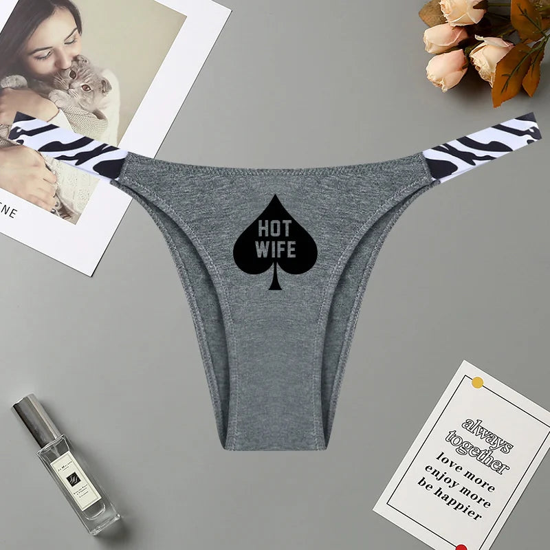 Queen of Spades String Tanga BBC Pik Hotwife Baumwolle 24 verschiedene Varianten