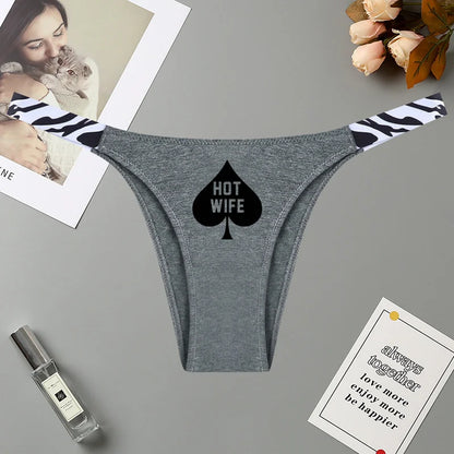 Queen of Spades String Tanga BBC Pik Hotwife Baumwolle 24 verschiedene Varianten