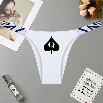 Queen of Spades String Tanga BBC Pik Hotwife Baumwolle 24 verschiedene Varianten