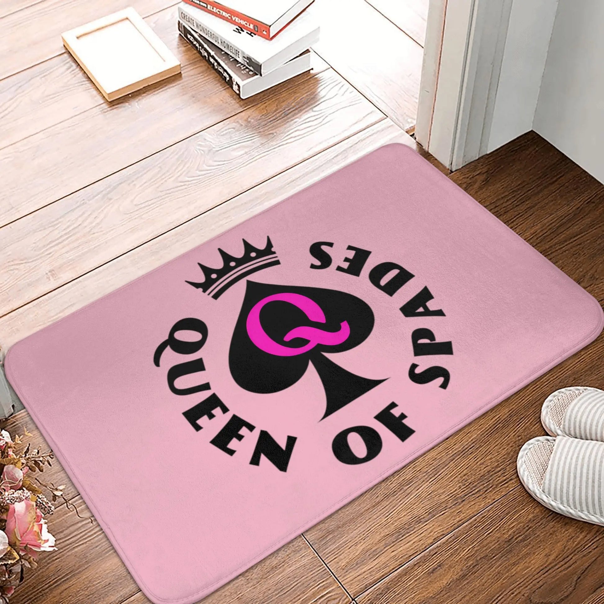 Fußmatte Rosé, Queen of spades 