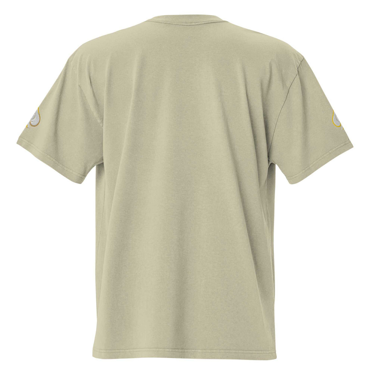 Queen of Spades Oversized T-Shirt mit faded Eukalyptus-Farbe und dezentem Pik Spade-Logo in Vintage-Look