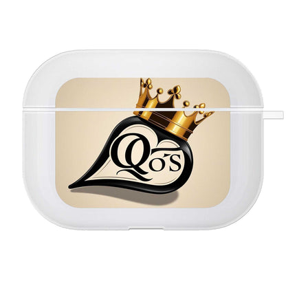 Queen of Spades AirPods Hülle aus flexiblem TPU mit UV-Druck für AirPods 2/3/Pro2