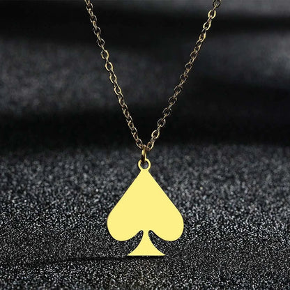 Queen of Spades Hotwife Halskette Edelstahl Schmuck BBC Qos Gold Silber Farben - Queen - of - Spades - Store