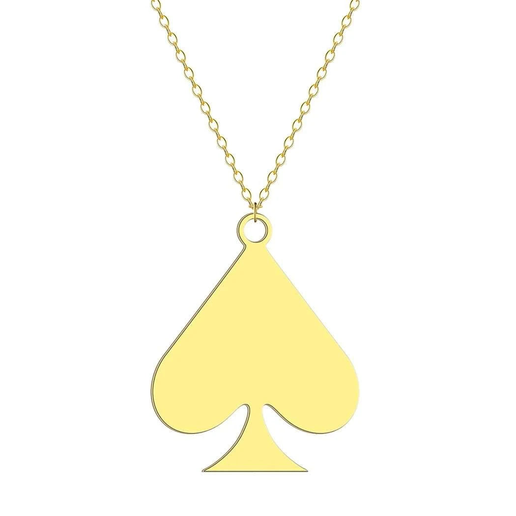 Queen of Spades Hotwife Halskette Edelstahl Schmuck BBC Qos Gold Silber Farben - Queen - of - Spades - Store