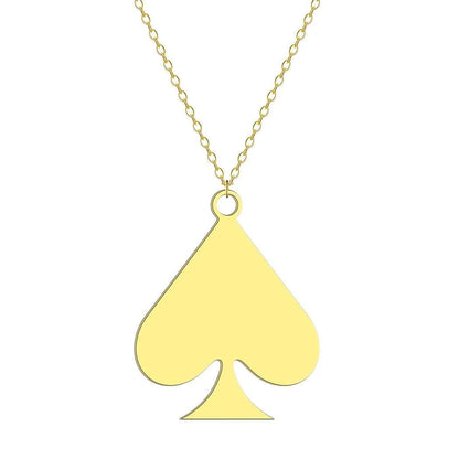 Queen of Spades Hotwife Halskette Edelstahl Schmuck BBC Qos Gold Silber Farben - Queen - of - Spades - Store
