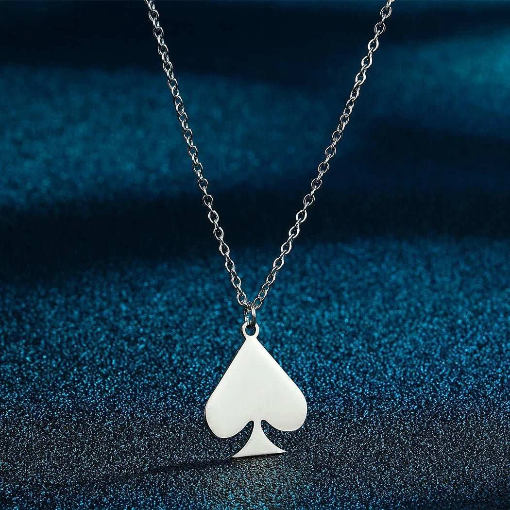 Queen of Spades Hotwife Halskette Edelstahl Schmuck BBC Qos Gold Silber Farben - Queen - of - Spades - Store