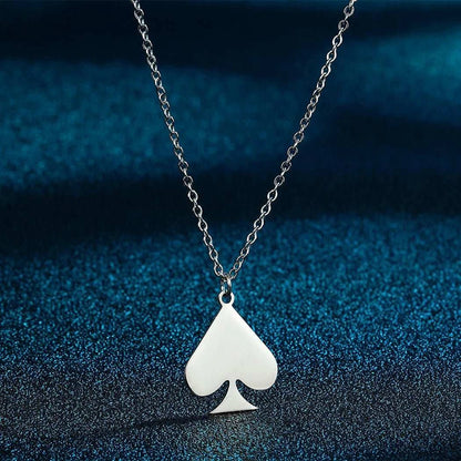 Queen of Spades Hotwife Halskette Edelstahl Schmuck BBC Qos Gold Silber Farben - Queen - of - Spades - Store