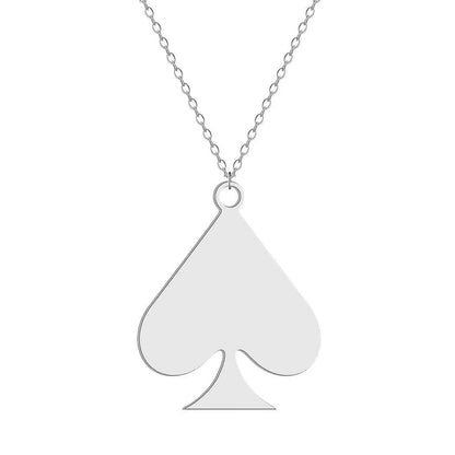 Queen of Spades Hotwife Halskette Edelstahl Schmuck BBC Qos Gold Silber Farben - Queen - of - Spades - Store
