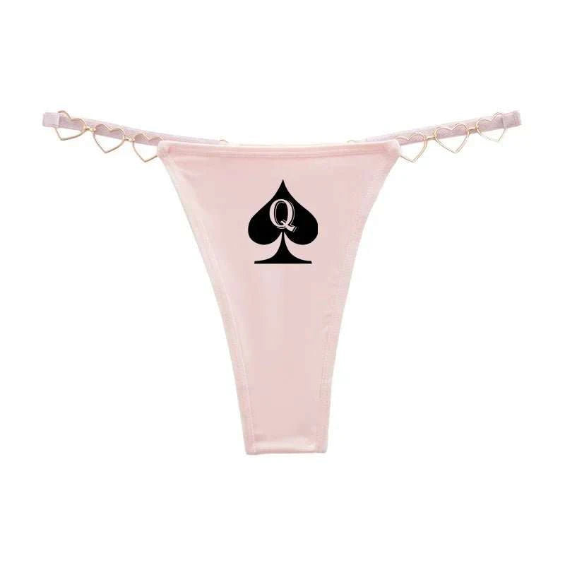 Queen of Spades Luxus Tanga edler String mit Pik Qos - Queen - of - Spades - Store