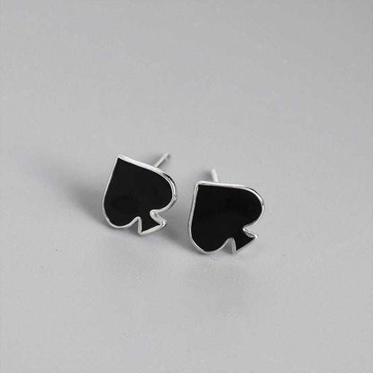 Queen of Spades Ohrstecker ♠ Dezenter Schmuck mit Symbolkraft - Queen - of - Spades - Store