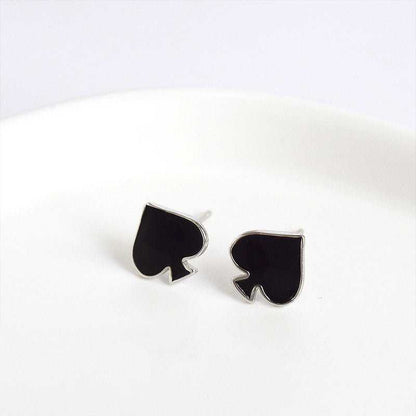 Queen of Spades Ohrstecker ♠ Dezenter Schmuck mit Symbolkraft - Queen - of - Spades - Store