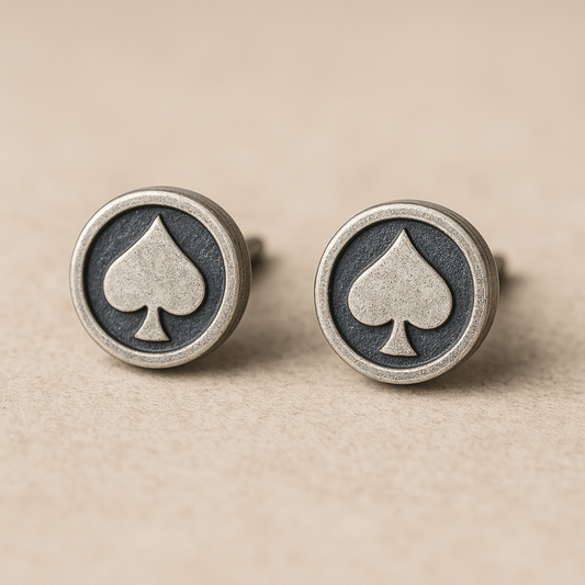 Queen of Spades Ohrstecker Pik Qos 925 Sterling Silber Schmuck - Queen - of - Spades - Store