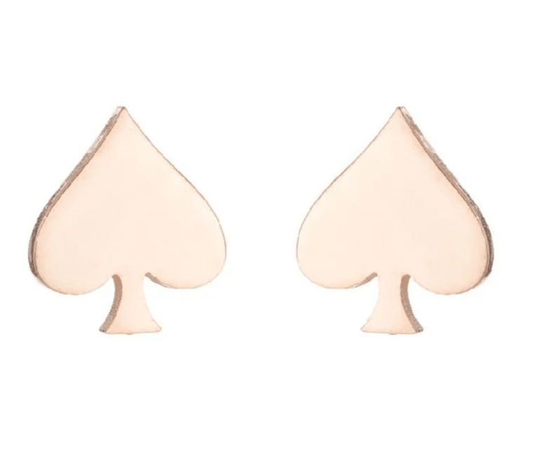 Queen of Spades Ohrstecker Qos BBC Hotwife Pik Edelstahl Schmuck 4 Farben - Queen - of - Spades - Store