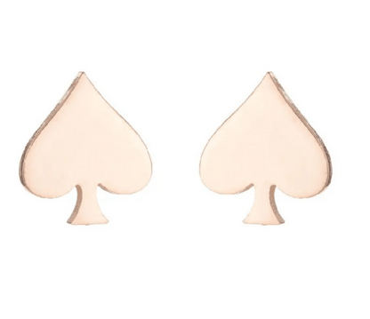 Queen of Spades Ohrstecker Qos BBC Hotwife Pik Edelstahl Schmuck 4 Farben - Queen - of - Spades - Store