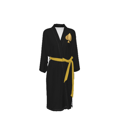 Queen of Spades Satin Kimono - Queen - of - Spades - Store