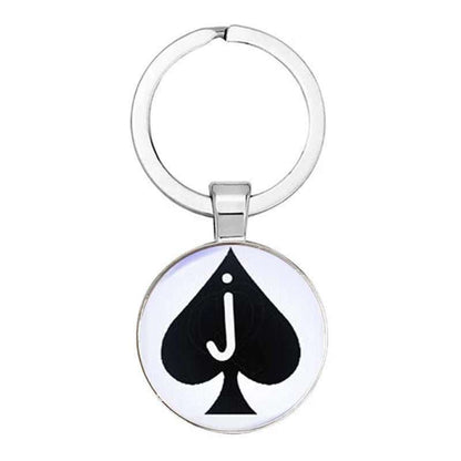 Queen of Spades Schlüsselanhänger mit Qos BBC Jack Symbol Accessoires - Queen - of - Spades - Store