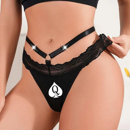 Queen of Spades String Schwarze Spitzen BBC Qos Hotwife - Queen - of - Spades - Store