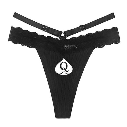 Queen of Spades String Schwarze Spitzen BBC Qos Hotwife - Queen - of - Spades - Store