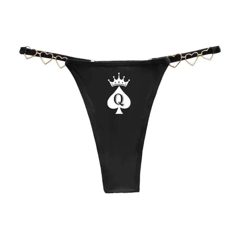 Queen of Spades Tanga mit Qos BBC Hotwife Pik Symbol 12 Varianten zur Auswahl - Queen - of - Spades - Store