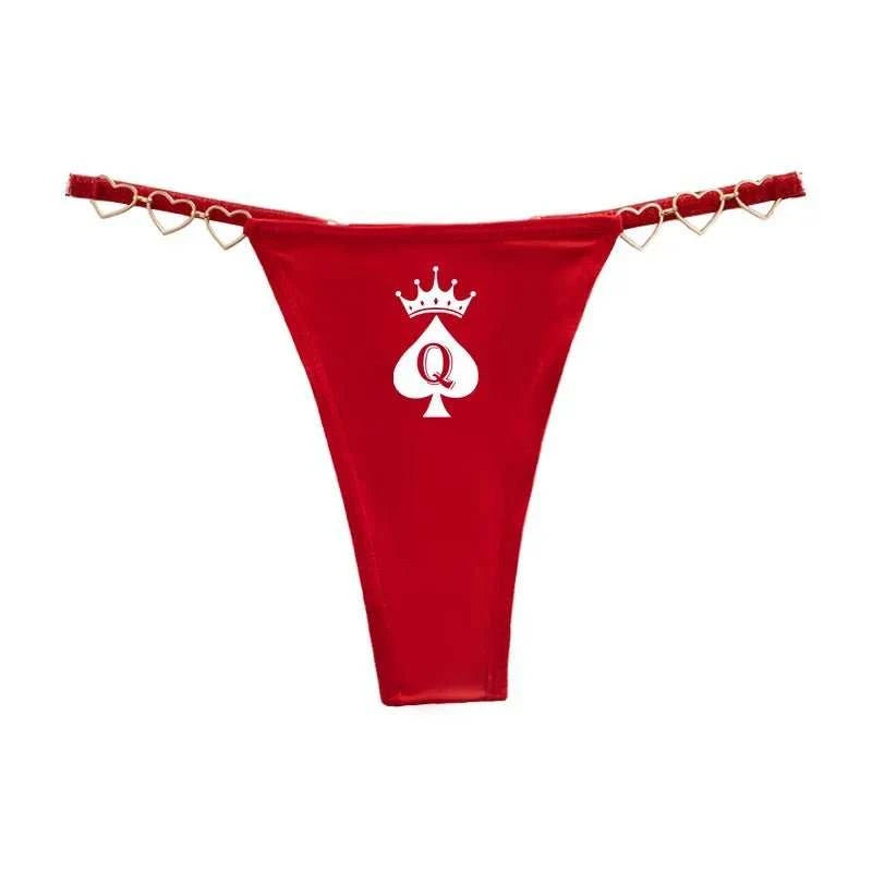 Queen of Spades Tanga mit Qos BBC Hotwife Pik Symbol 12 Varianten zur Auswahl - Queen - of - Spades - Store