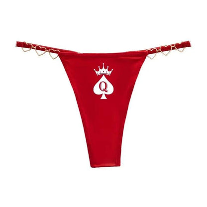 Queen of Spades Tanga mit Qos BBC Hotwife Pik Symbol 12 Varianten zur Auswahl - Queen - of - Spades - Store