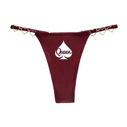 Queen of Spades Tanga mit Qos BBC Hotwife Pik Symbol 12 Varianten zur Auswahl - Queen - of - Spades - Store