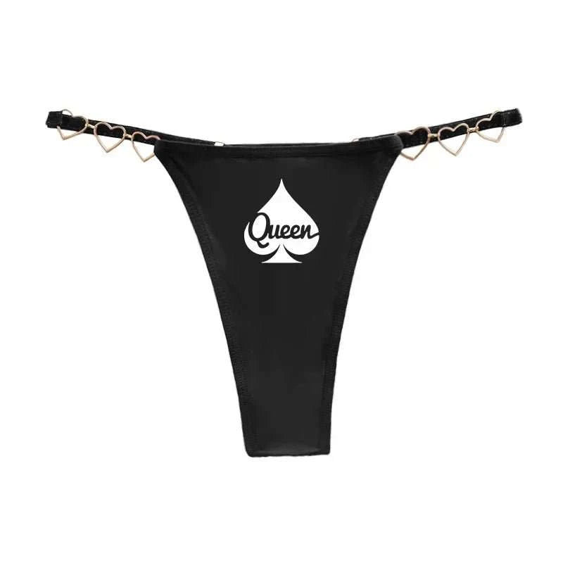 Queen of Spades Tanga mit Qos BBC Hotwife Pik Symbol 12 Varianten zur Auswahl - Queen - of - Spades - Store