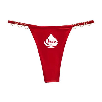 Queen of Spades Tanga mit Qos BBC Hotwife Pik Symbol 12 Varianten zur Auswahl - Queen - of - Spades - Store
