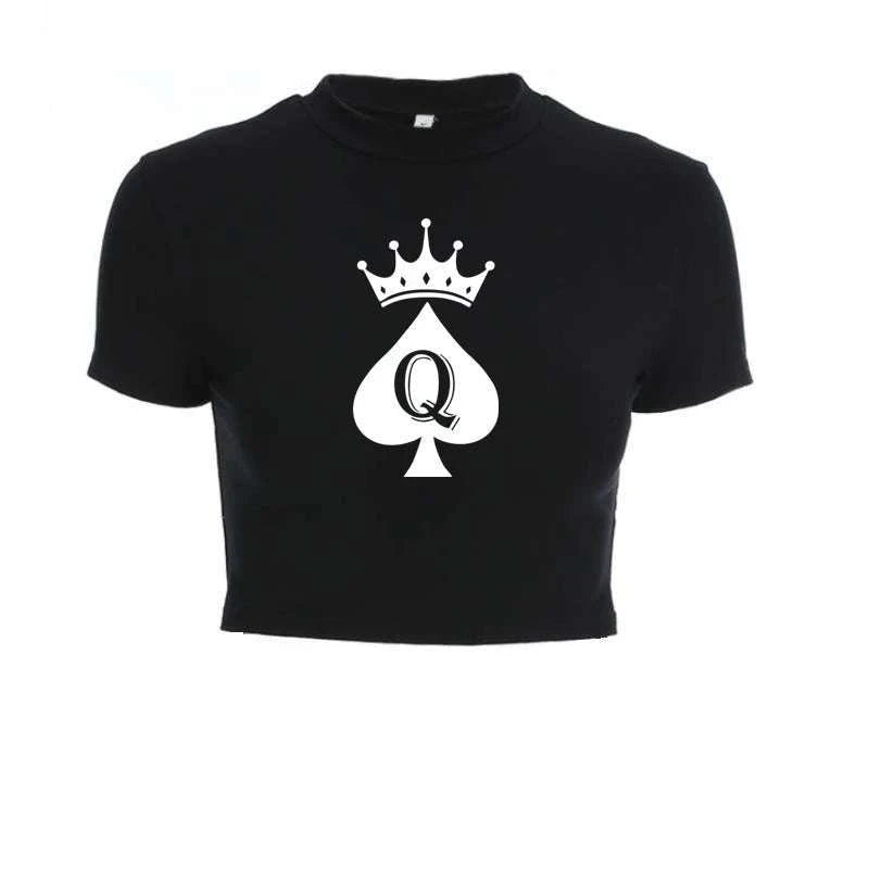 Queen of Spades Top BBC, Pik, Qos, Hotwife Oberteil mit Bändern 14 Varianten zur Auswahl - Queen - of - Spades - Store