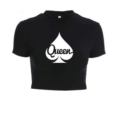 Queen of Spades Top BBC, Pik, Qos, Hotwife Oberteil mit Bändern 14 Varianten zur Auswahl - Queen - of - Spades - Store
