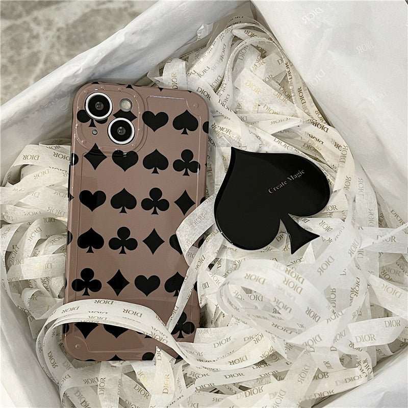 Silikonhülle Queen of Spades ♠ für Apple – stylischer Schutz mit Symbolik - Queen-of-Spades-Store